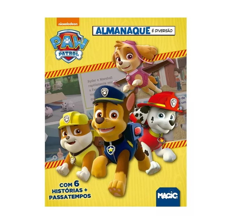 Livro Infantil Almanaque Patrulha Canina