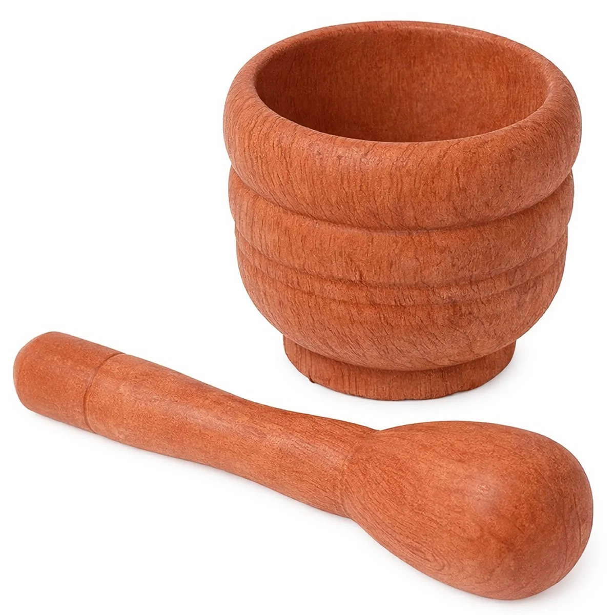 Pilão com Socador Plástico 325ml Resistente para Temperos e Ervas